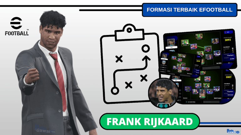 Formasi Terbaik Frank Rijkaard di eFootball 2026 (Link-up Play Manager)