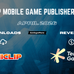 Top 15 Mobile Game Publishers for April 2026
